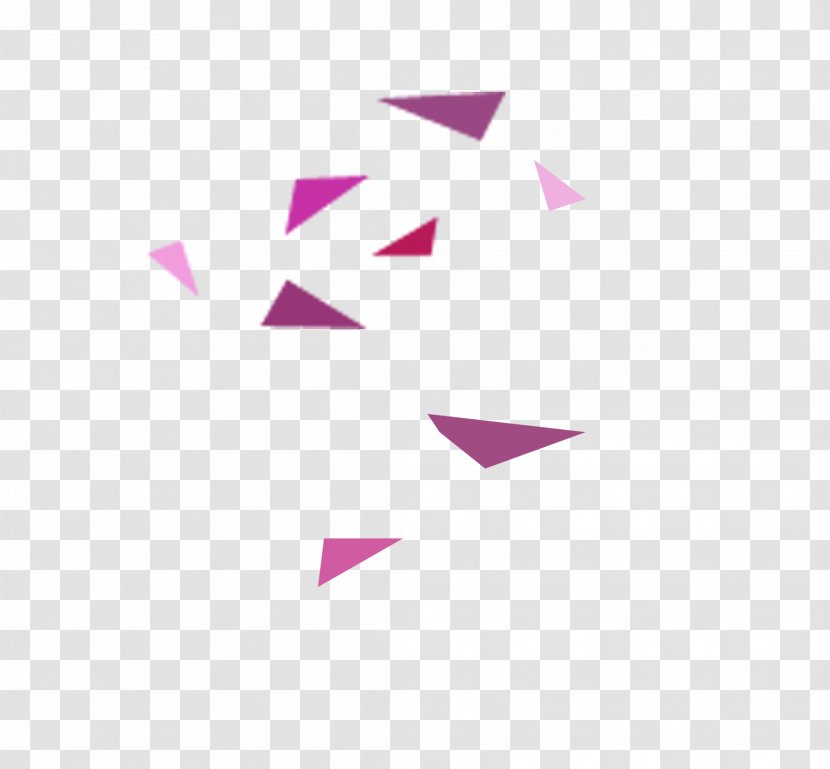 Triangle Pattern - Pink - Floating Amount Fireworks Transparent PNG