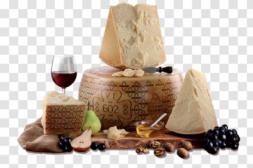 Grana Padano Parmigiano-Reggiano Milk Cheese Transparent PNG