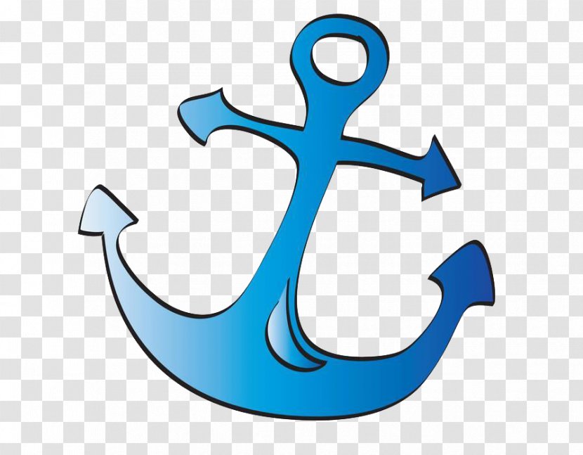 Anchor Clip Art - Product Design - Blue Transparent PNG