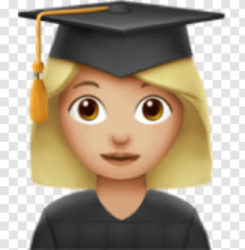 Emoji Domain Emoticon Apple Color IOS 10 - Scholar - Graduate Transparent PNG
