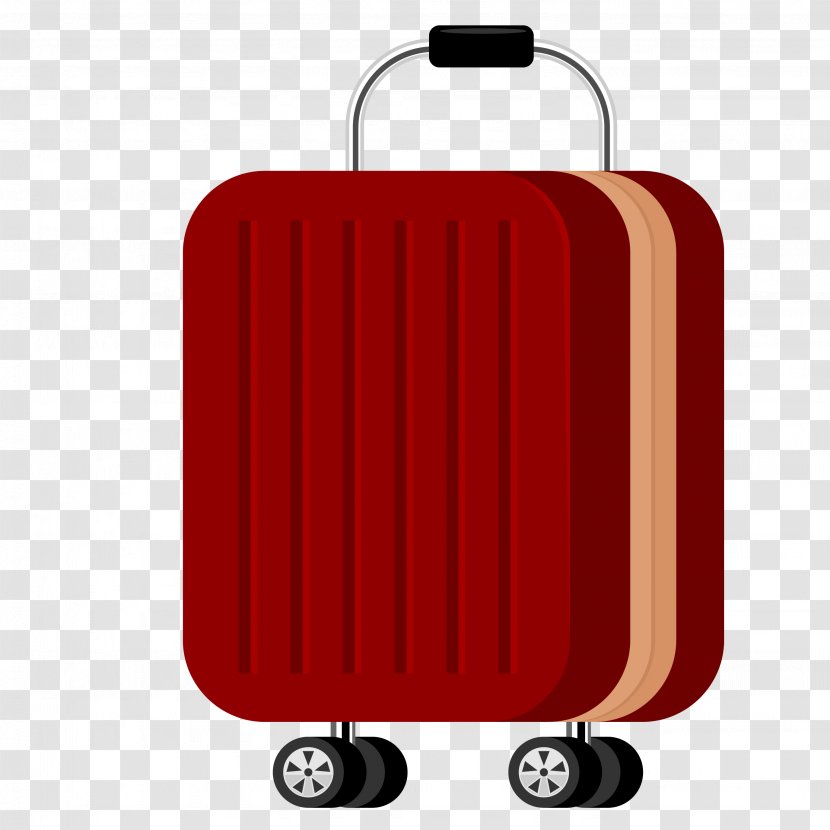 Suitcase Baggage Vecteur - Luggage Bags Transparent PNG