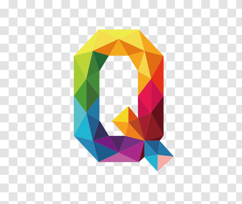 0 Number Clip Art - Pixel - Colorful Letters Q Transparent PNG