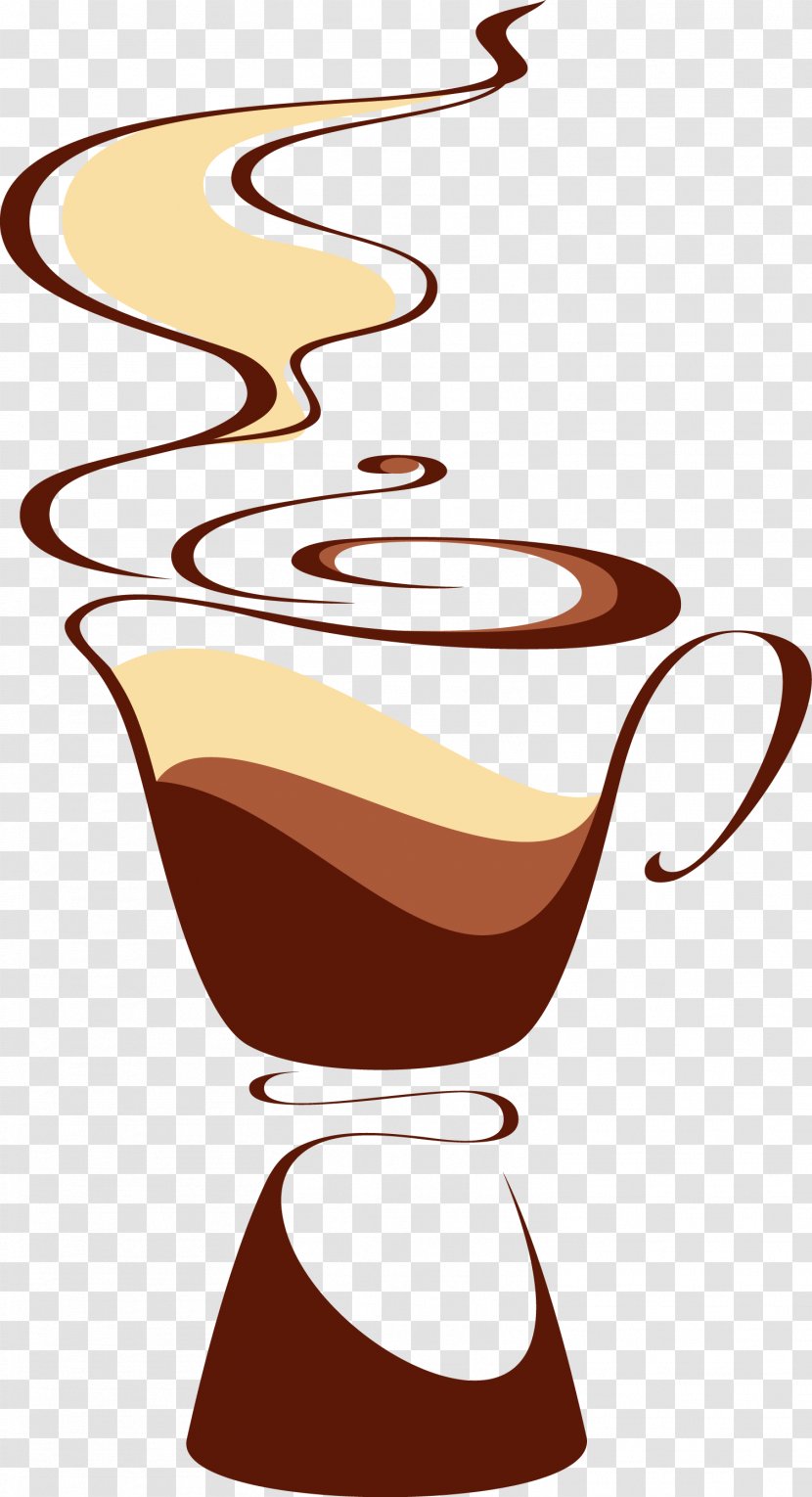 Coffee Cup Tea Cafe Hot Chocolate - Aroma - Vector Diagram Transparent PNG