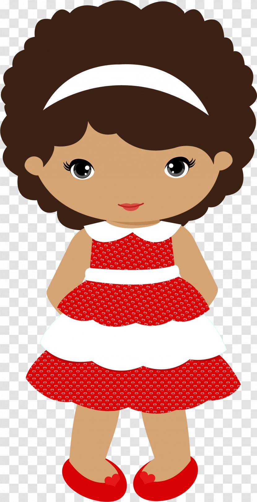 Cartoon Clip Art Doll Brown Hair Child Transparent PNG