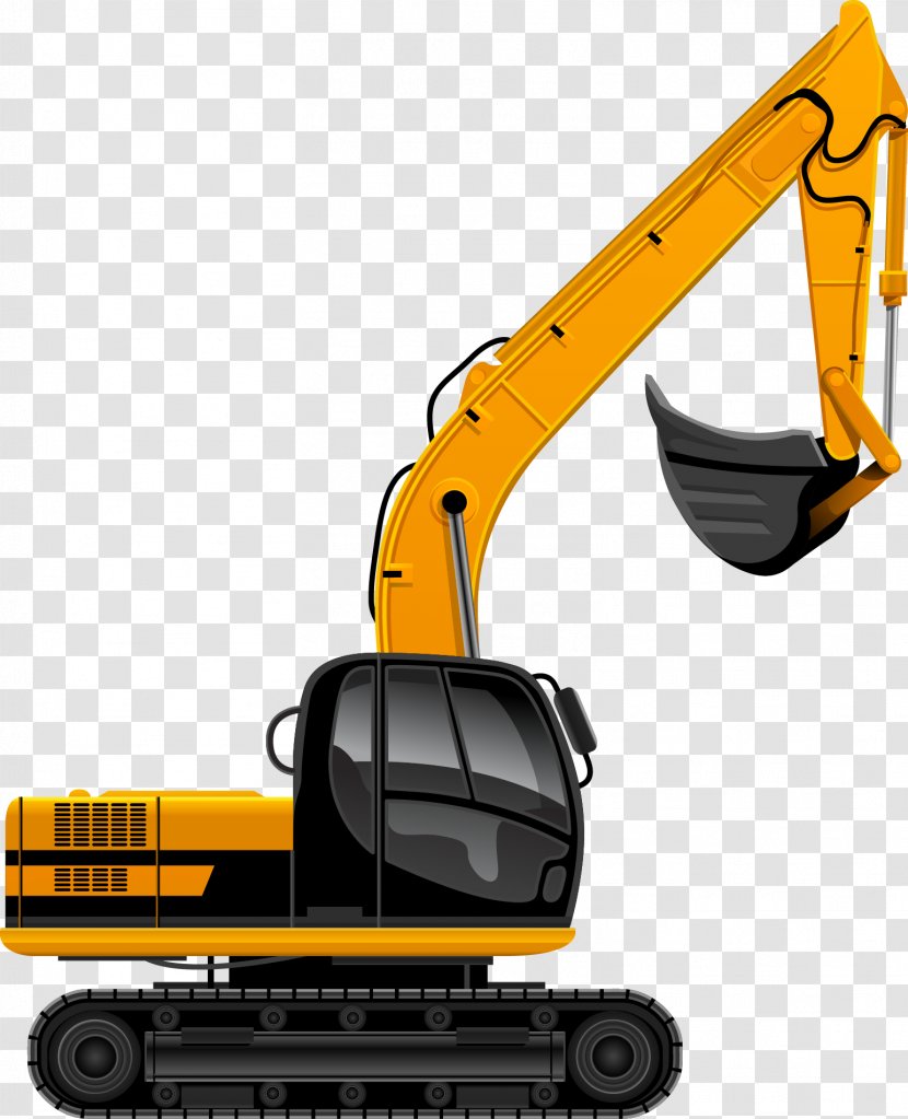 Excavator Architectural Engineering Heavy Equipment Transparent PNG
