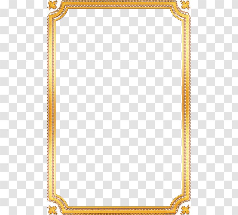 Picture Frame Film Download - Photography - Gold Transparent PNG