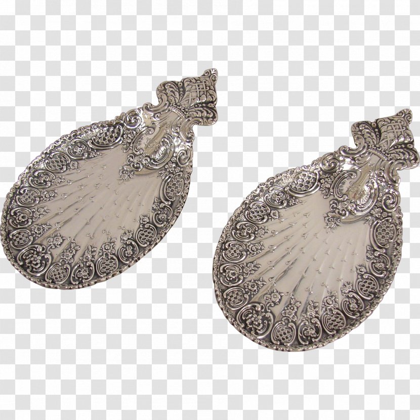 Silver Earring - Metal Transparent PNG