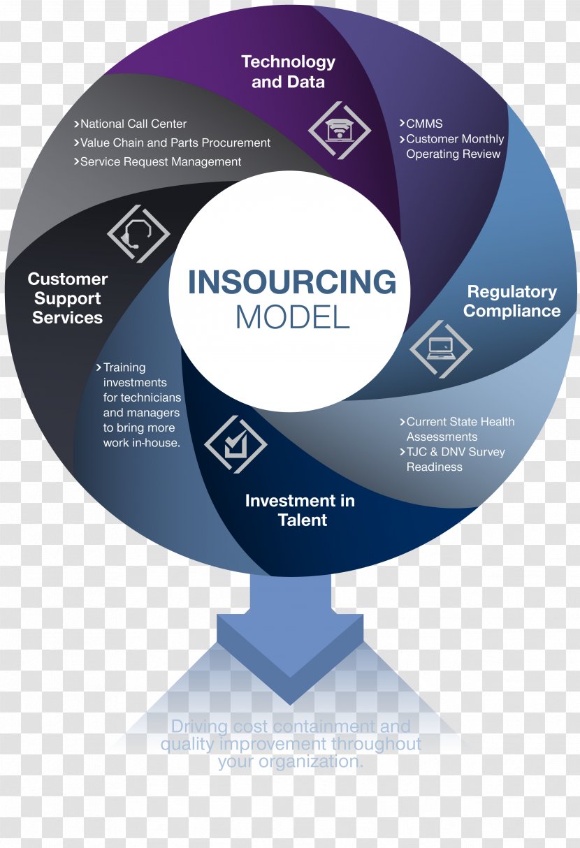 Insourcing Diagram Organization Management - Customer Service - Biomedical Technology Transparent PNG