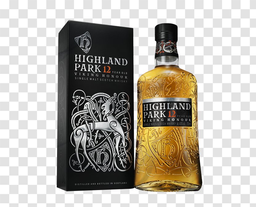 Highland Park Distillery Single Malt Whisky Whiskey Scotch - Distilled Beverage - Market Transparent PNG