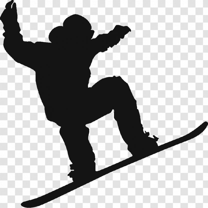 Snowboarding Silhouette Skiing - Stock Photography - Snowboard Transparent PNG