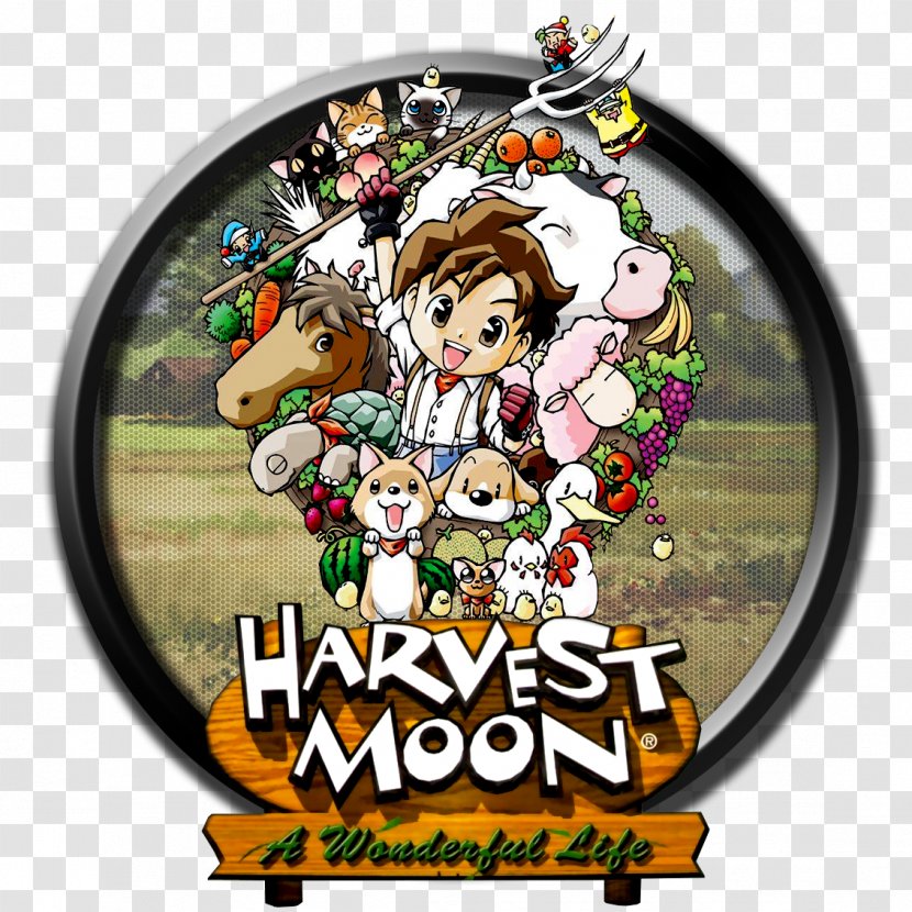 Harvest Moon: A Wonderful Life PlayStation 2 Back To Nature Save The Homeland - Game - Moon Transparent PNG