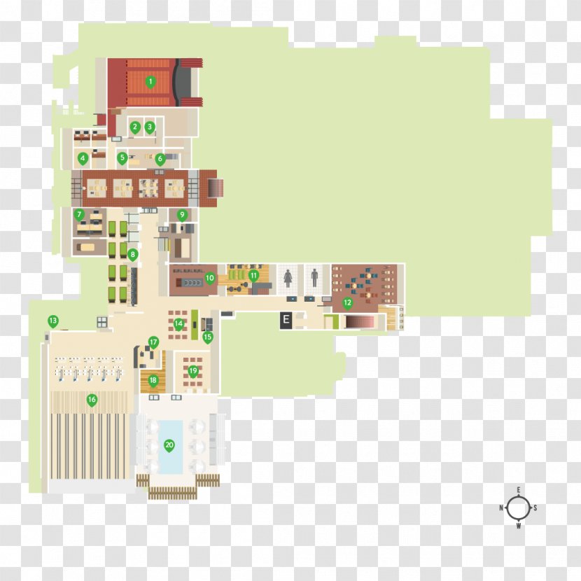 CSULB University Student Union Campus Long Beach State 49ers Women's Basketball Floor Plan - Of Bradford Transparent PNG