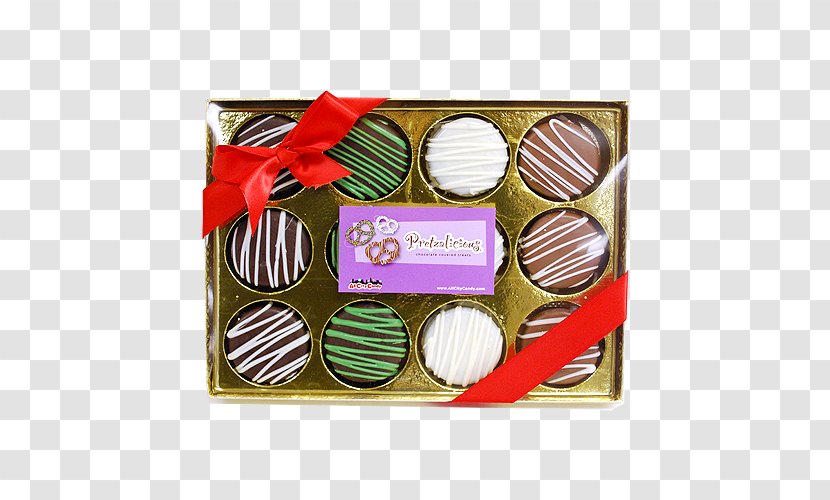 Praline White Chocolate Bonbon Belgian Stuffing - Confectionery - Covered With Christmas Gifts Transparent PNG