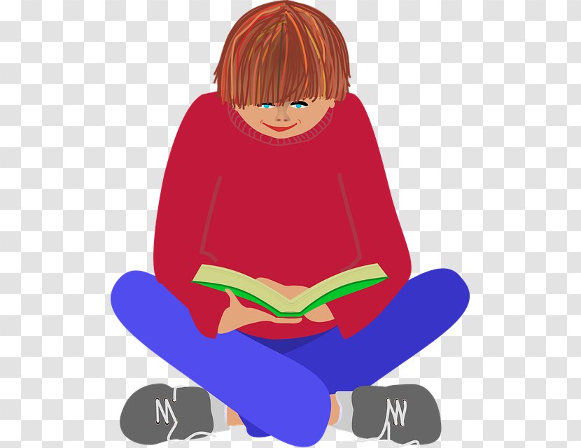Book Text Reading Child - Silhouette Transparent PNG