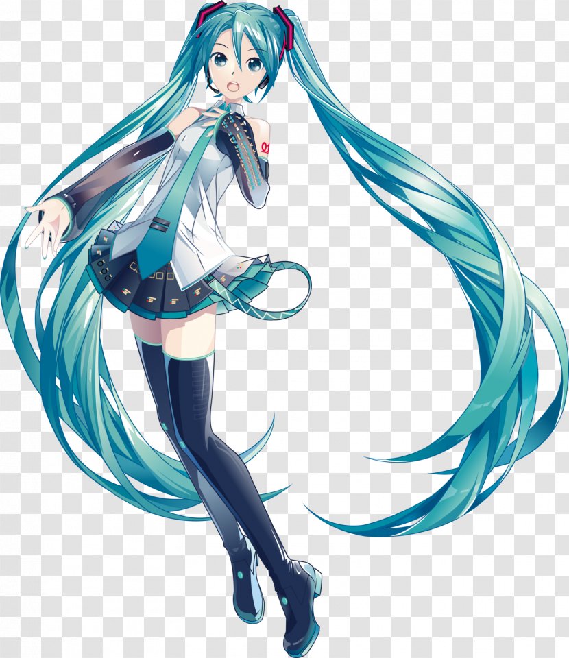 Hatsune Miku Megurine Luka Vocaloid 4 Computer Software - Cartoon Transparent PNG