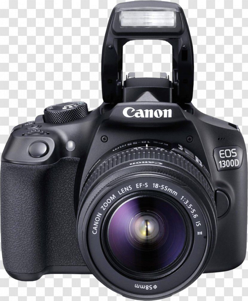 Canon EOS 1300D EF-S Lens Mount EF 18–55mm Digital SLR - Single Reflex Camera Transparent PNG