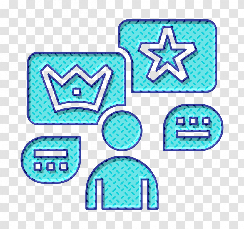 Gamification Icon Big Data Icon Crown Icon Transparent PNG