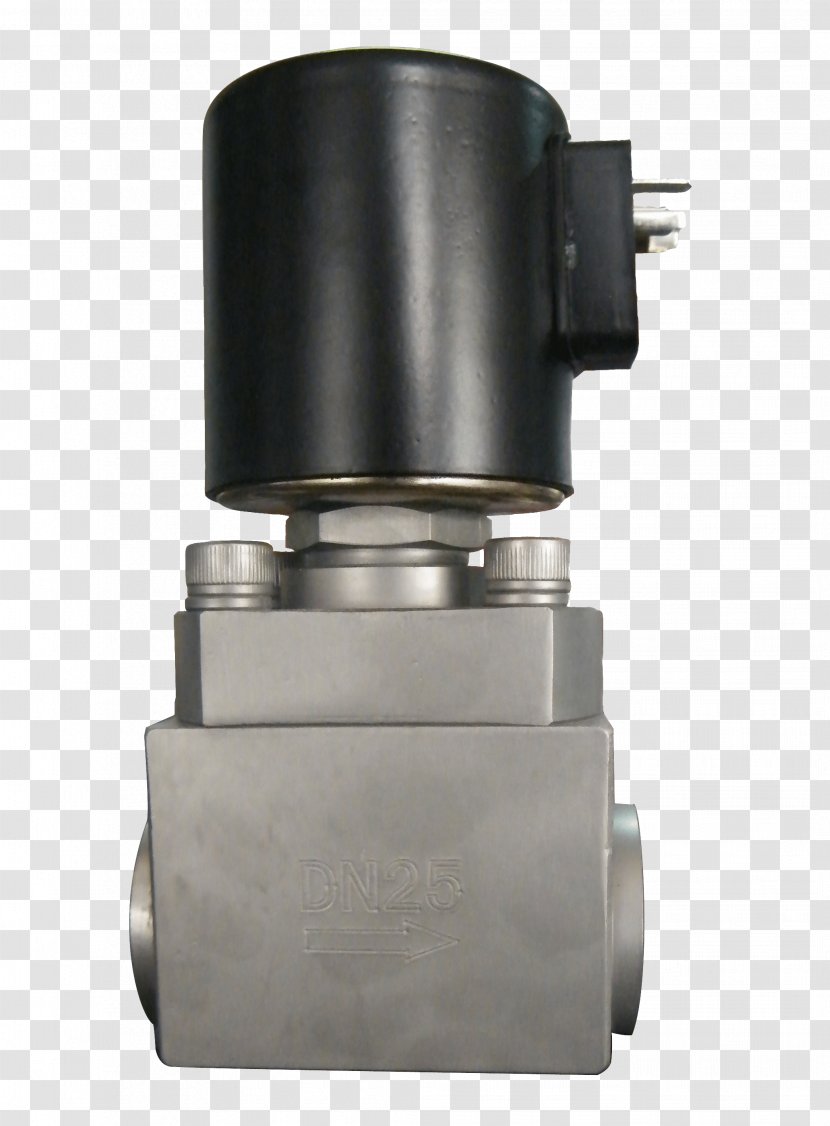 Solenoid Valve Pressure Stainless Steel - Brass Transparent PNG