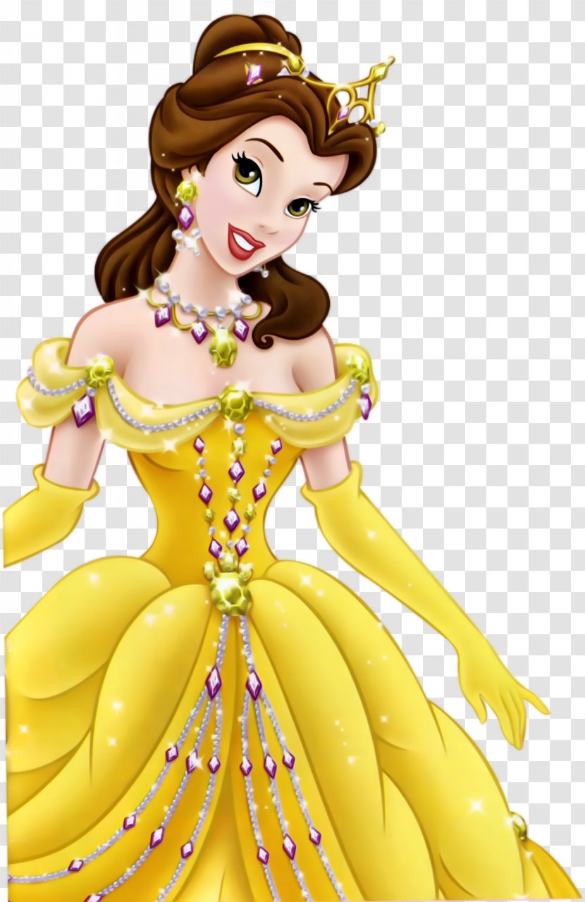 Belle Beast Cinderella Rapunzel Fa Mulan - Cartoon Transparent PNG