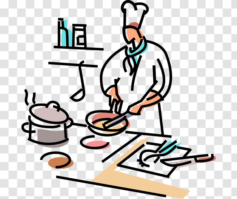 Clip Art Openclipart Cooking Food Meal - Chef Transparent PNG