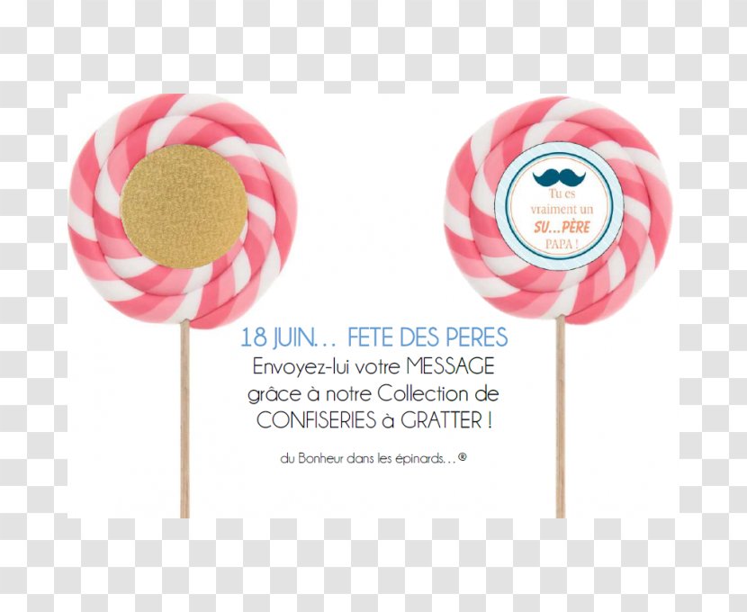 Lollipop Text Message Video - Fete Des Peres Transparent PNG