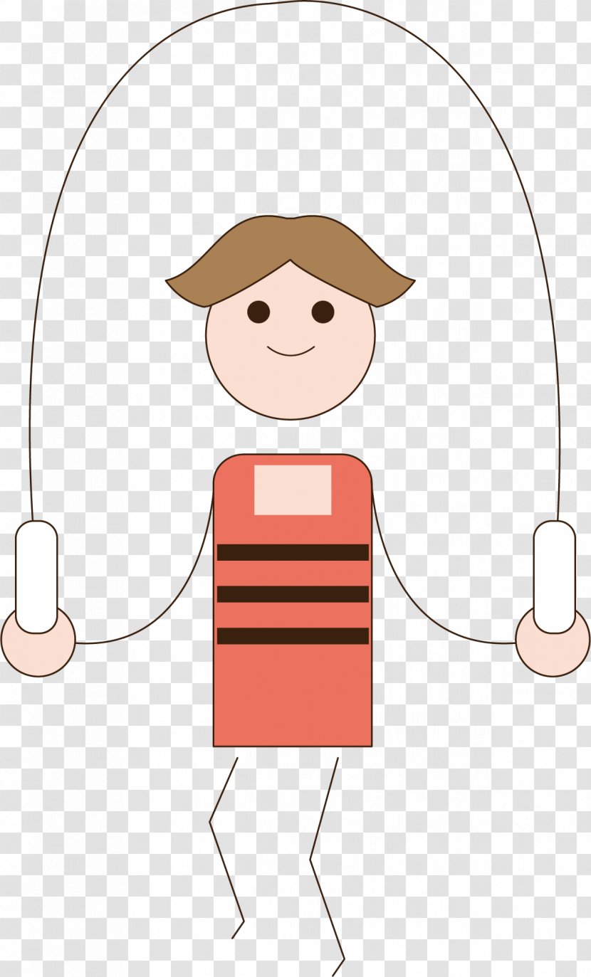 Clip Art - Clothing - Rope Skipping Vector Illustration Transparent PNG