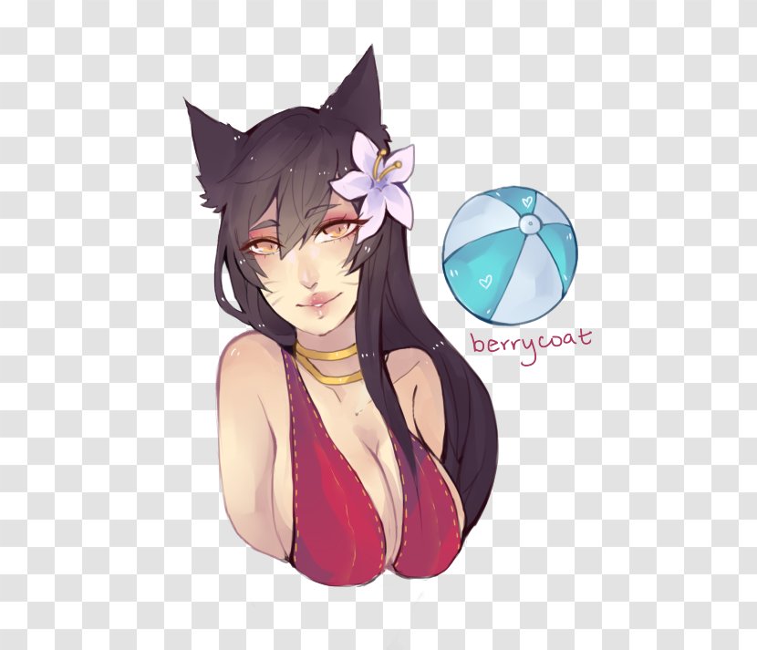 Ahri League Of Legends Swimming Pool - Heart - Summer Party Transparent PNG
