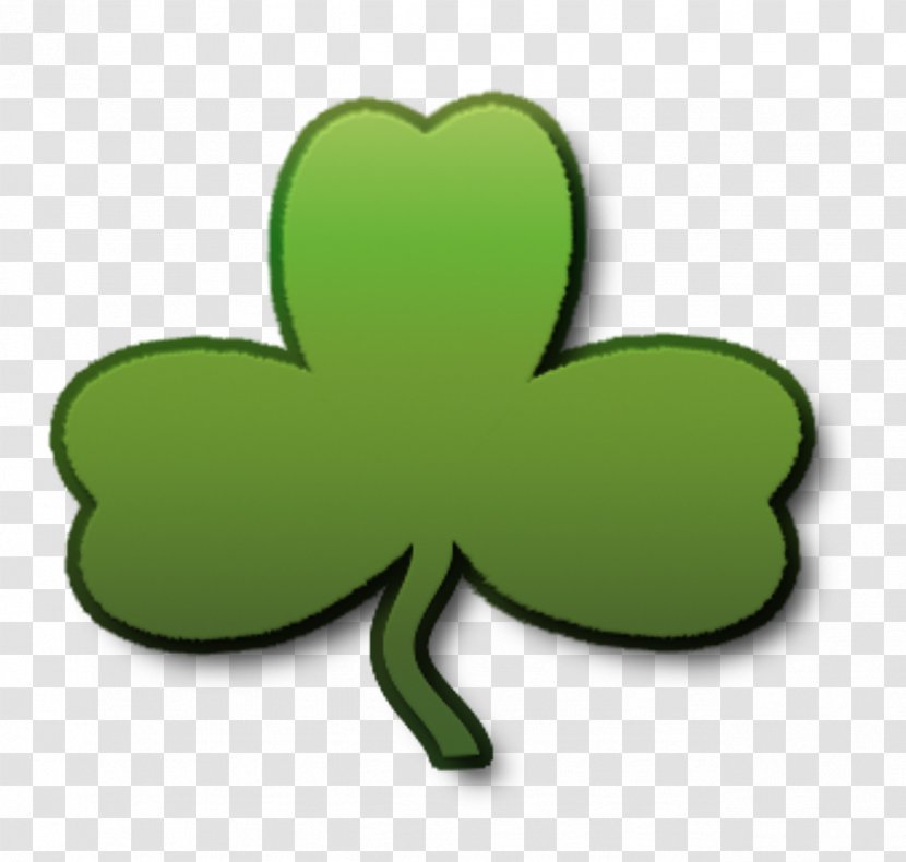 Shamrock Ireland Saint Patrick's Day Four-leaf Clover Clip Art - Grass Transparent PNG