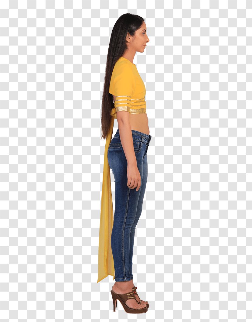 Jeans Waist Leggings Costume Shoulder - Trousers Transparent PNG