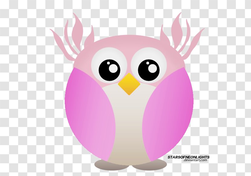 Owl Beak Pink M Clip Art - Rabits And Hares Transparent PNG