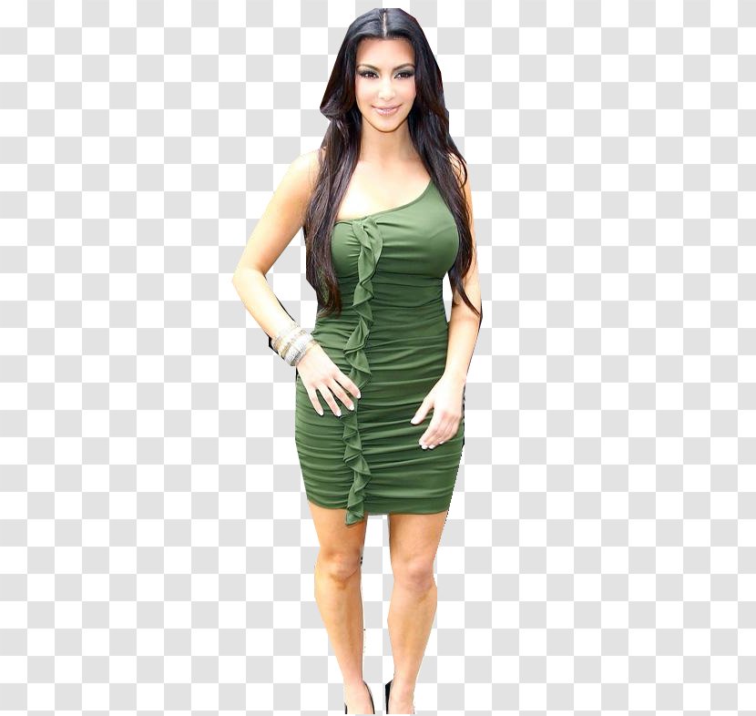 Kim Kardashian Model Shane Gray Fashion Dress - Flower Transparent PNG