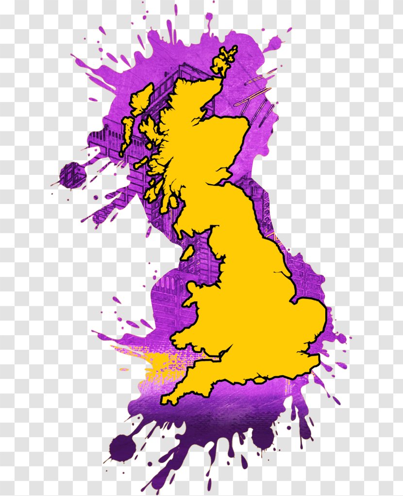 Southern England Visual Arts Clip Art - Organism - Britain Map Transparent PNG