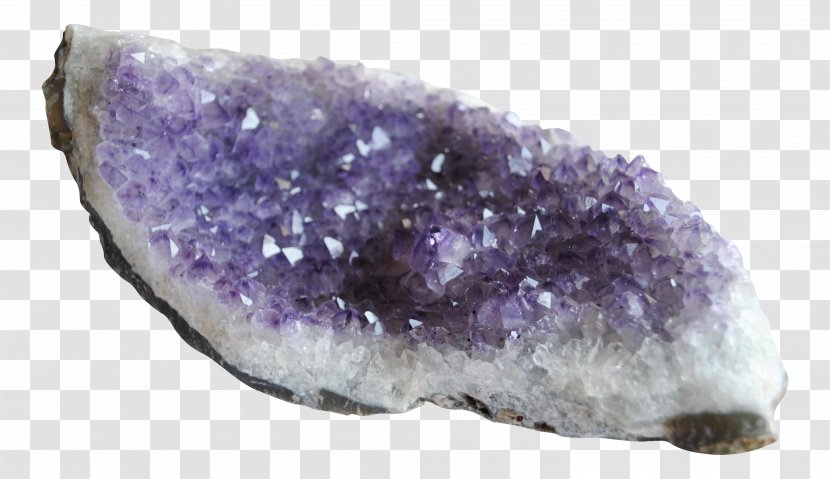 Crystal Geode Amethyst Rock Quartz Transparent PNG
