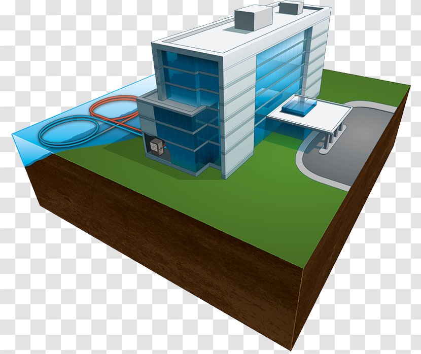 Geothermal Heat Pump Heating Energy Renewable - Real Estate - Building Transparent PNG