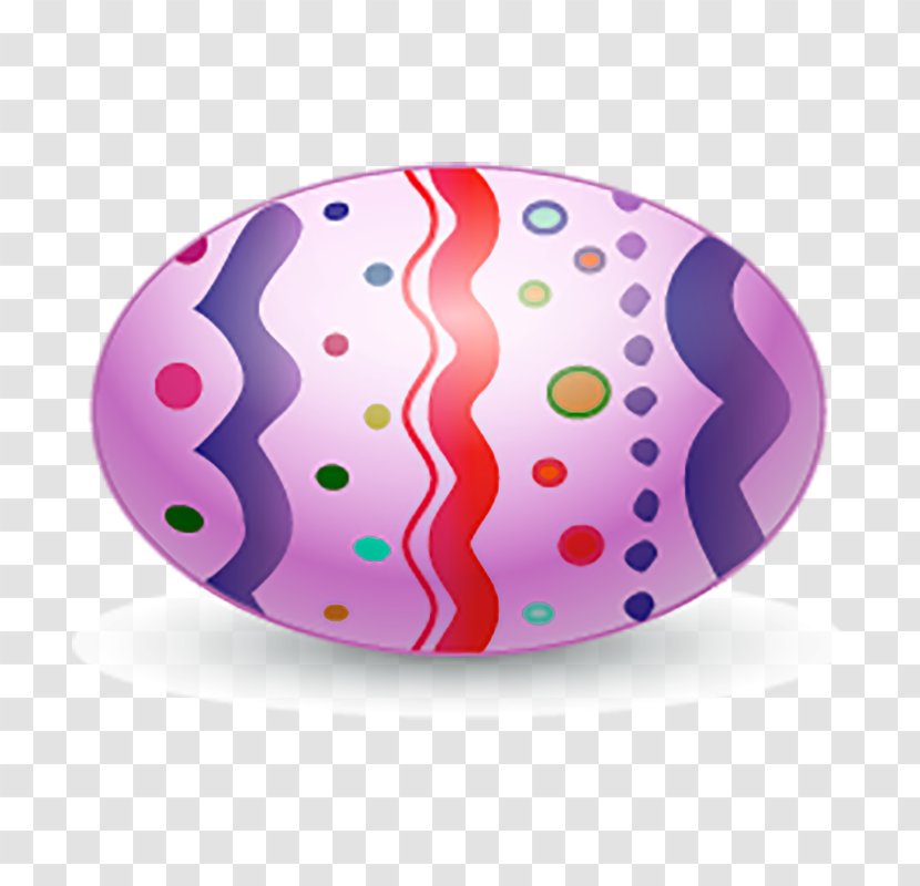 Easter Bunny Egg Icon - Purple Pattern Eggs Transparent PNG