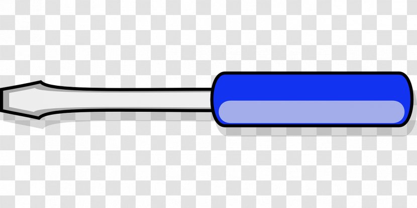 Screwdriver Bolt Wrench - Drawing - Blue Transparent PNG