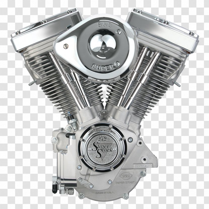 Harley-Davidson Evolution Engine S&S Cycle Motorcycle - Harleydavidson - Motorbike Transparent PNG