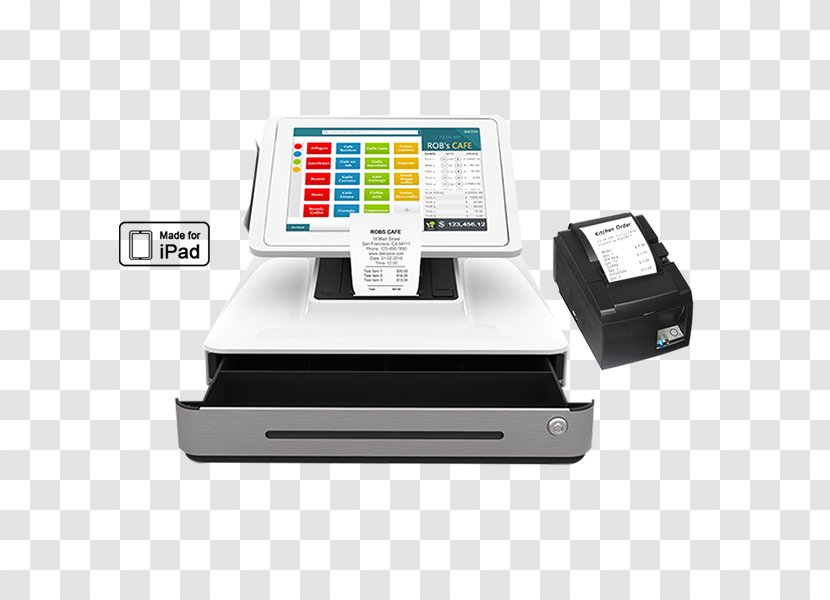Point Of Sale Cash Register Computer Software Card Reader Retail - Sales - Ipad Transparent PNG
