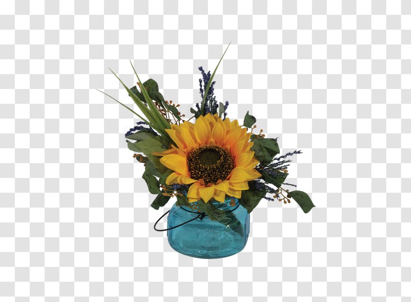 Common Sunflower Cut Flowers Vase Floral Design Artificial Flower - Plant Transparent PNG