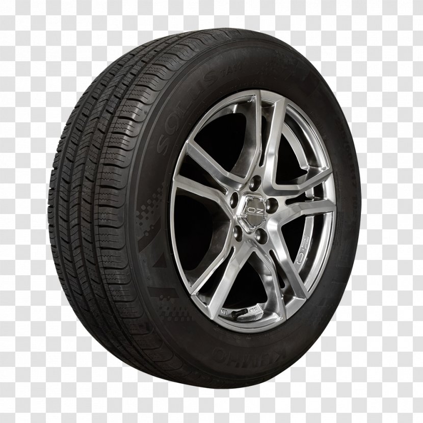 Tread Car Alloy Wheel Spoke Tire - Synthetic Rubber - Kumho Transparent PNG