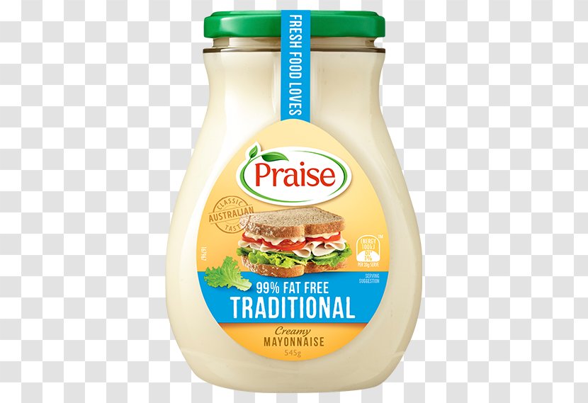 Kraft Mayo Fat Free Mayonnaise Dressing Aioli Flavor - Olive Oil Transparent PNG