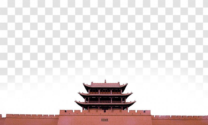 Great Wall Of China Forbidden City Jiayu Pass Dunhuang Jiayuguan - Architecture Transparent PNG