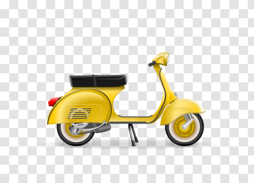 Scooter Vespa Motorcycle Drawing - Photography - Cool Moto Transparent PNG