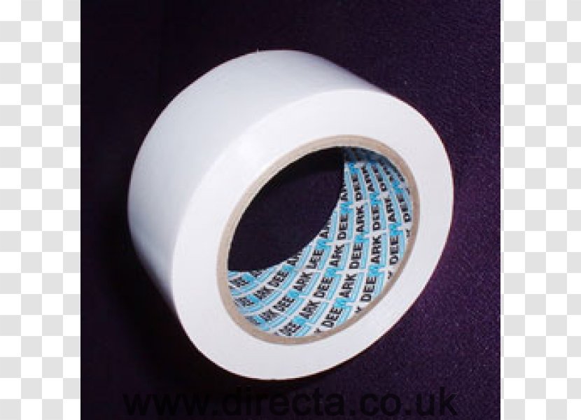 Adhesive Tape Floor Marking Polyvinyl Chloride Gauze Blue - White Transparent PNG