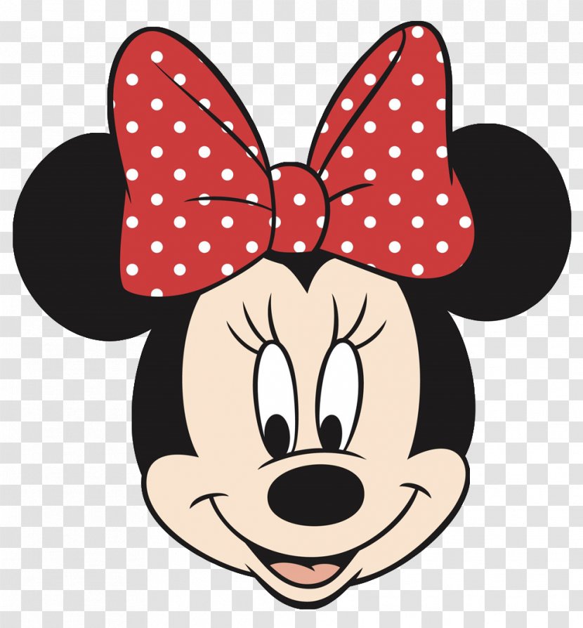 Minnie Mouse Mickey Face Clip Art - Drawing - Black Transparent PNG