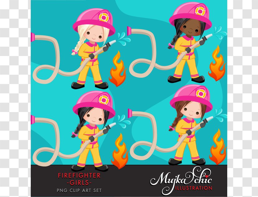 Firefighter Rescue Fire Engine Clip Art - Addresses Cliparts Transparent PNG