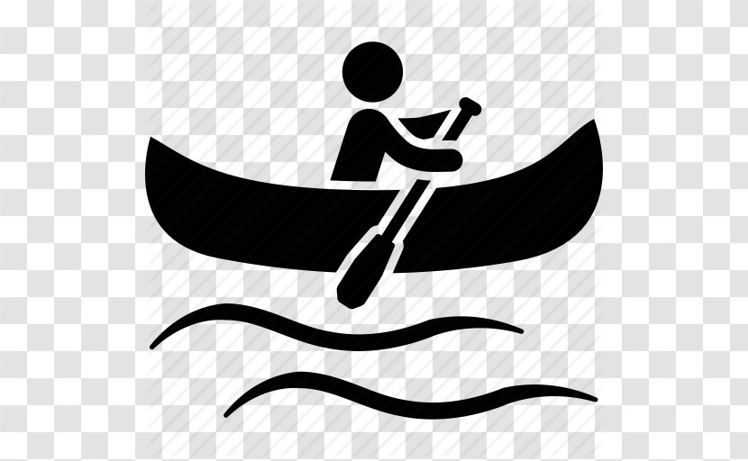 Canoeing Paddling Kayak - Water Icon Sea Sports Transparent PNG