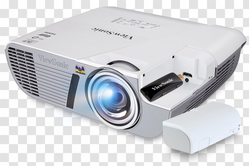 Multimedia Projectors ViewSonic Throw Digital Light Processing - Wide Xga - Clutter Transparent PNG
