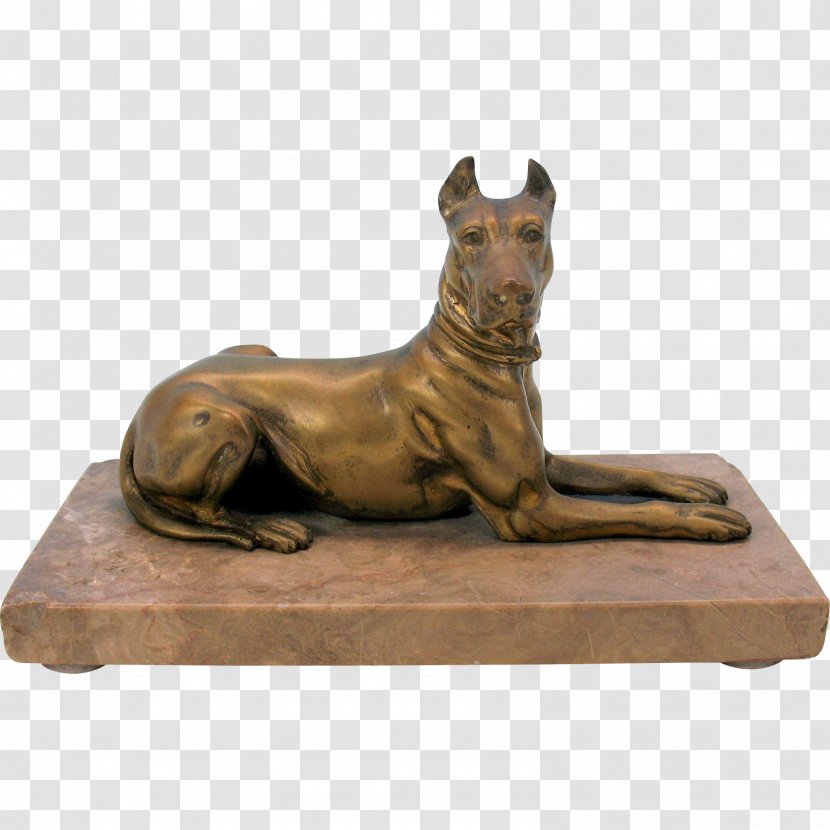 Bronze Sculpture Dobermann Dog Breed - Art - Antique Transparent PNG