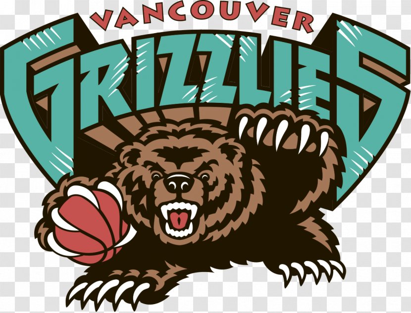 Vancouver Grizzlies Memphis NBA Logo - Mustelidae - Serge Ibaka Thunder Transparent PNG